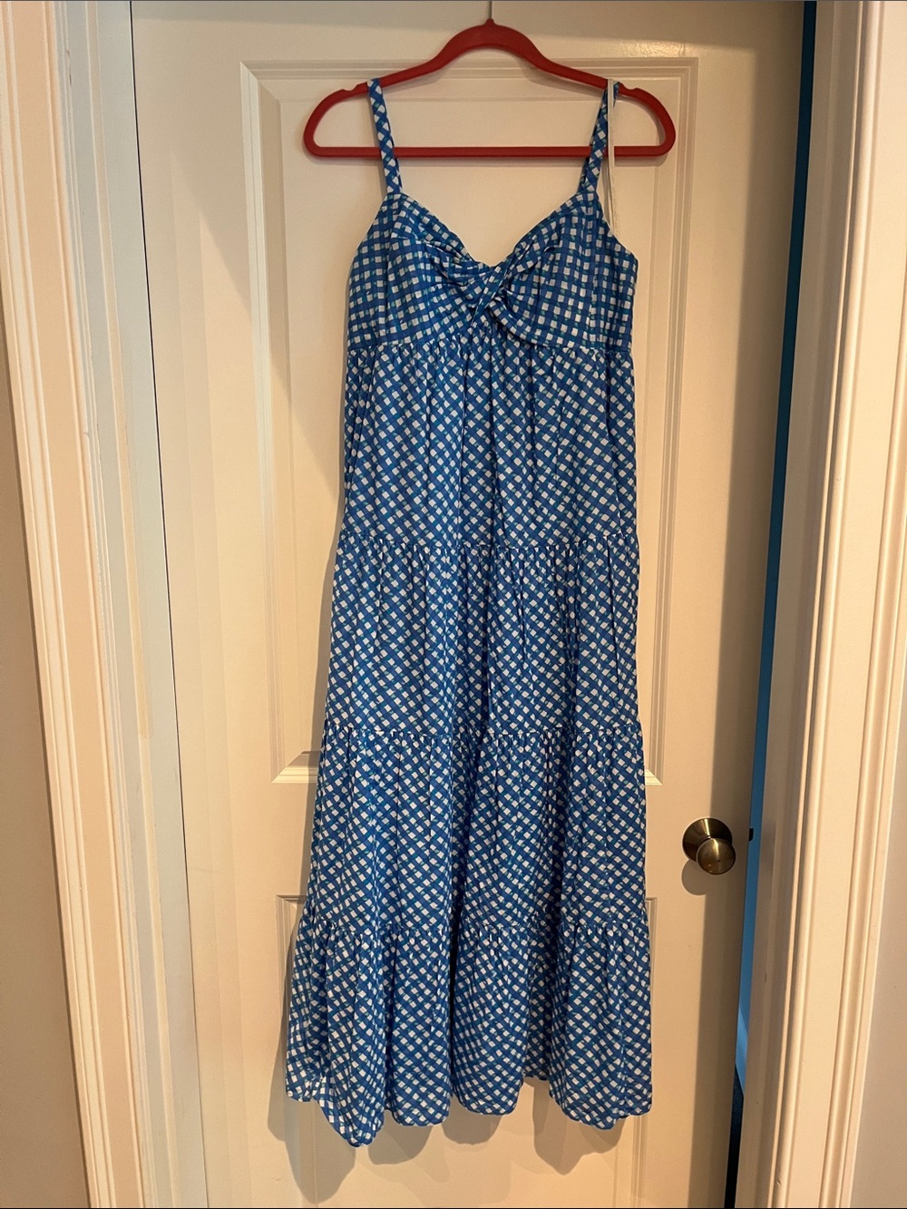 Lilly Pulitzer Blue & White Patterned Sundress with Pink Label